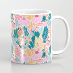 Joyful Jungle Birds In The Happy Pastel Tropics Coffee Mug Gallery Image 1
