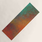 Colorful Rust Aesthetic Grunge Art Yoga Mat Gallery Image 1