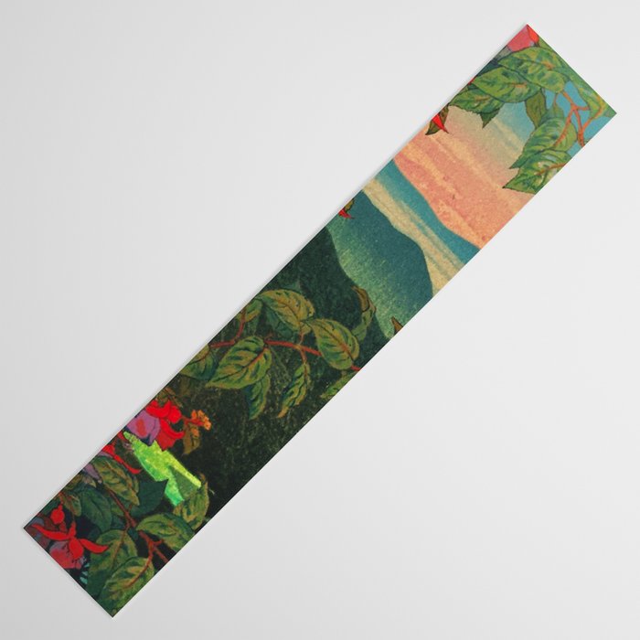 Sunset at Binyiensu Table Runner Gallery Image 3