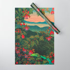 Sunset at Binyiensu Wrapping Paper Gallery Image 1