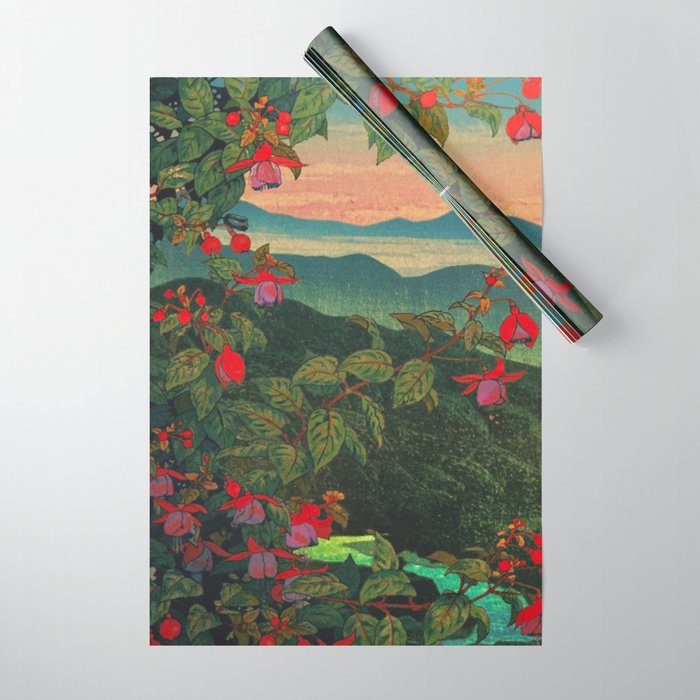 Sunset at Binyiensu Wrapping Paper Gallery Image 1