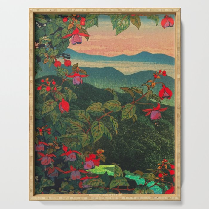 Sunset at Binyiensu Serving Tray Gallery Image 1
