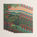 Sunset at Binyiensu Wrapping Paper Gallery Image 3