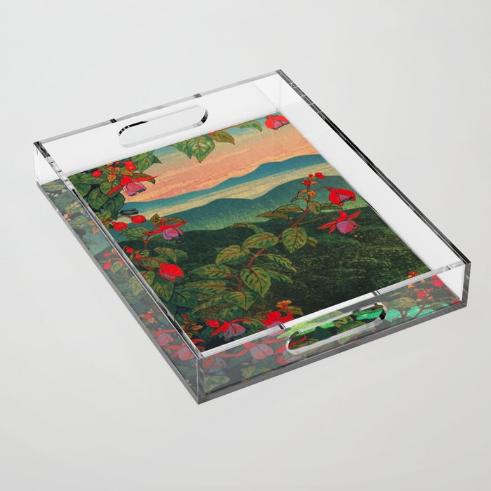 Sunset at Binyiensu Acrylic Tray Gallery Image 1