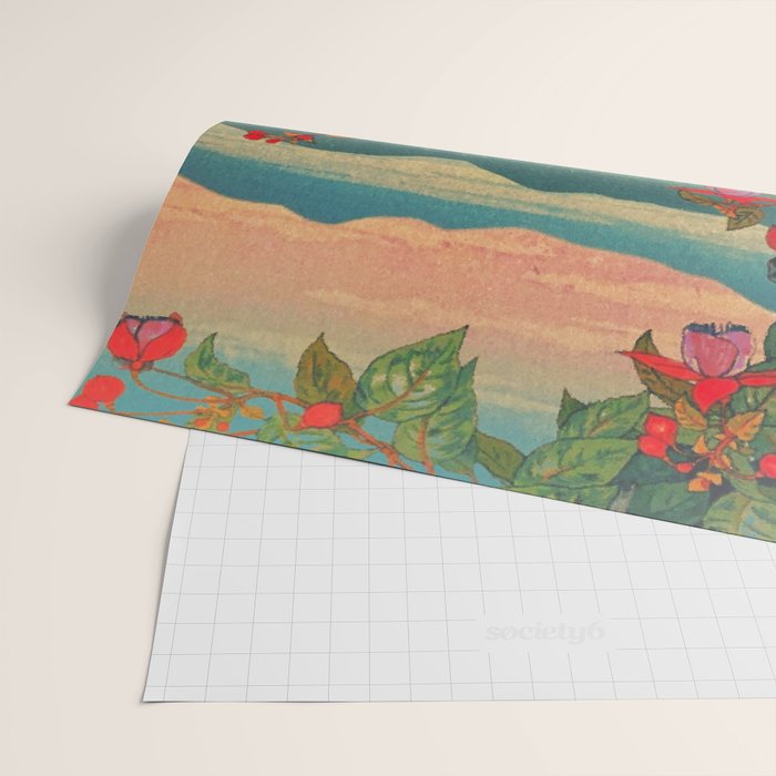 Sunset at Binyiensu Wrapping Paper Gallery Image 2