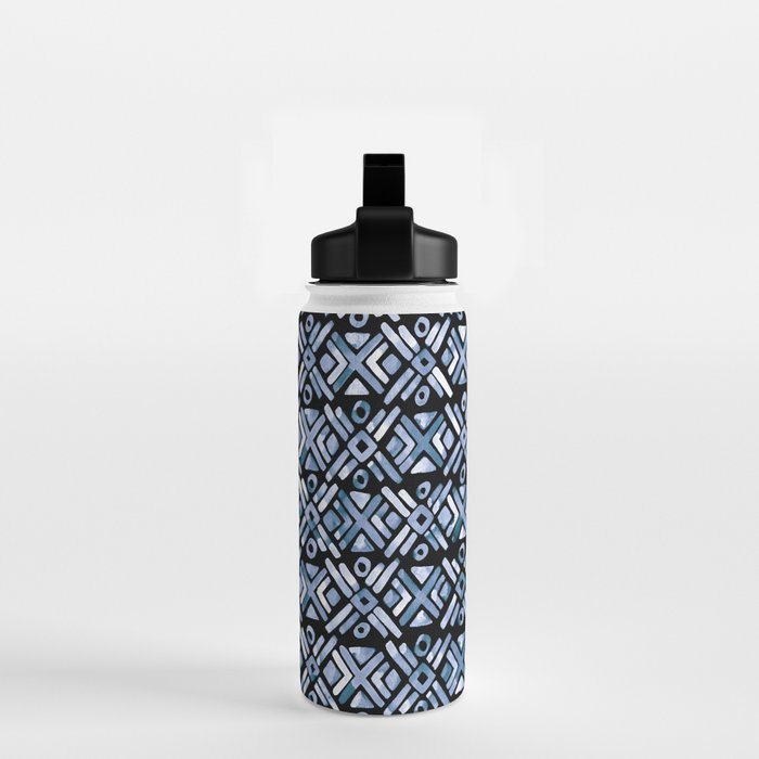 Sonoran Stripe - Indigo Water Bottle Gallery Image 2