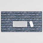 Sonoran Stripe - Indigo Desk Mat Gallery Image 1