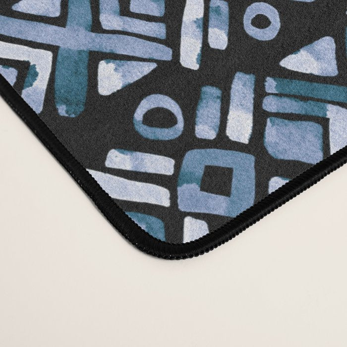 Sonoran Stripe - Indigo Desk Mat Gallery Image 4