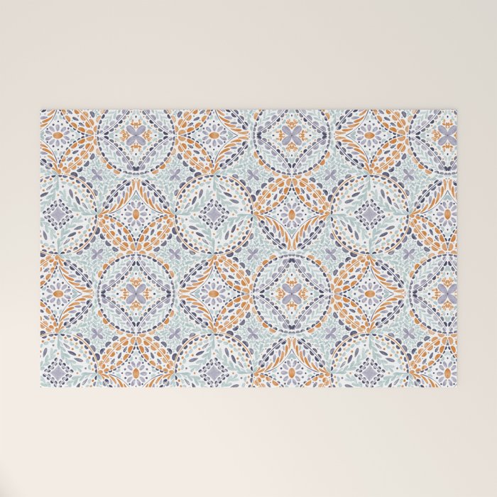 Artsy Leaf Symphony Welcome Mat Gallery Image 1