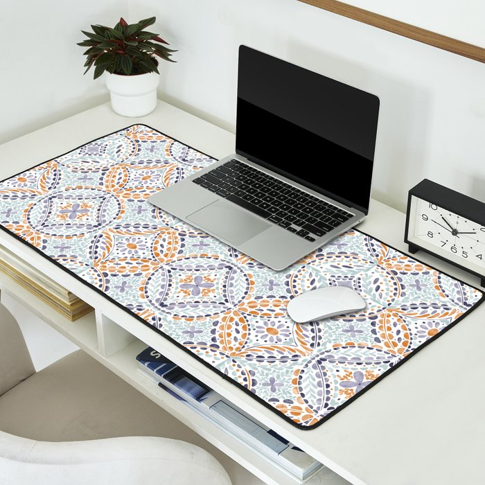 Artsy Leaf Symphony Desk Mat Gallery Image 2