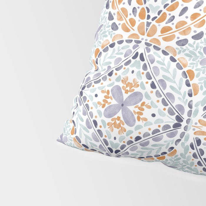 Artsy Leaf Symphony Pillow Sham Gallery Image 4