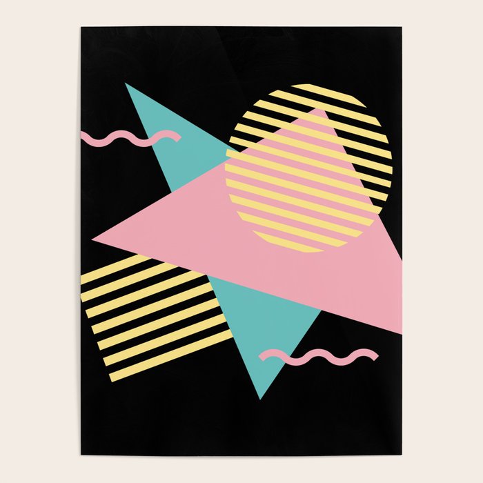 Memphis Pattern 28 / 80s - 90s Retro Poster Gallery Image 1