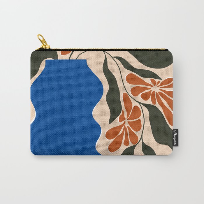 Tropical flower pot Carry All Pouch Gallery Image 1