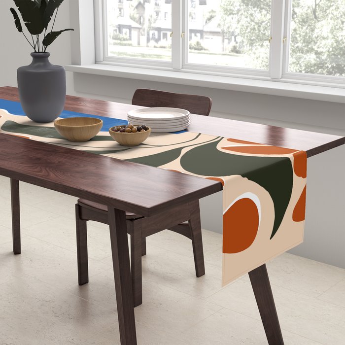 Tropical flower pot Table Runner Gallery Image 2