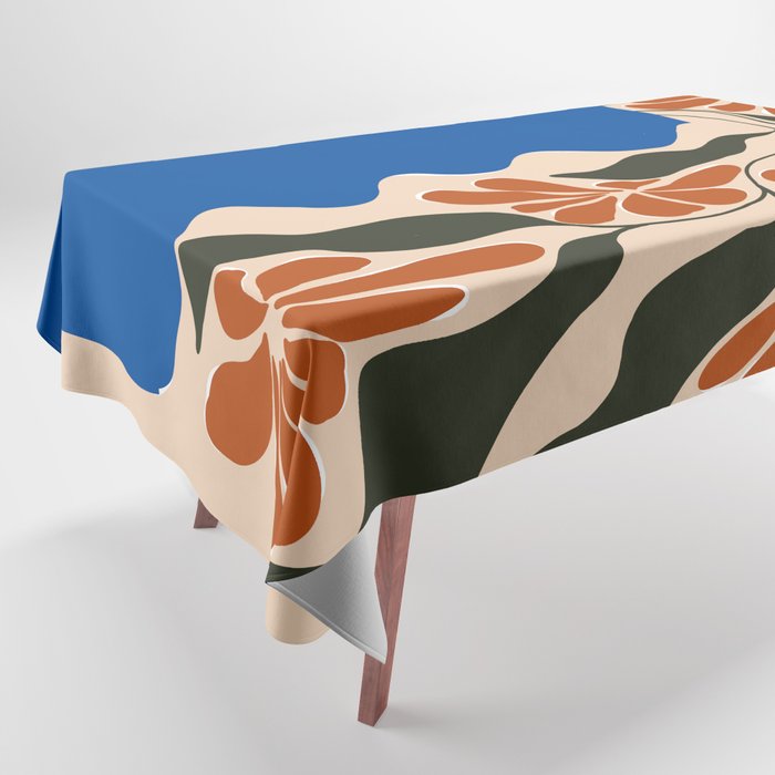 Tropical flower pot Tablecloth Gallery Image 1