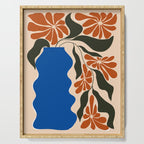 Tropical flower pot Serving Tray Gallery Image 1