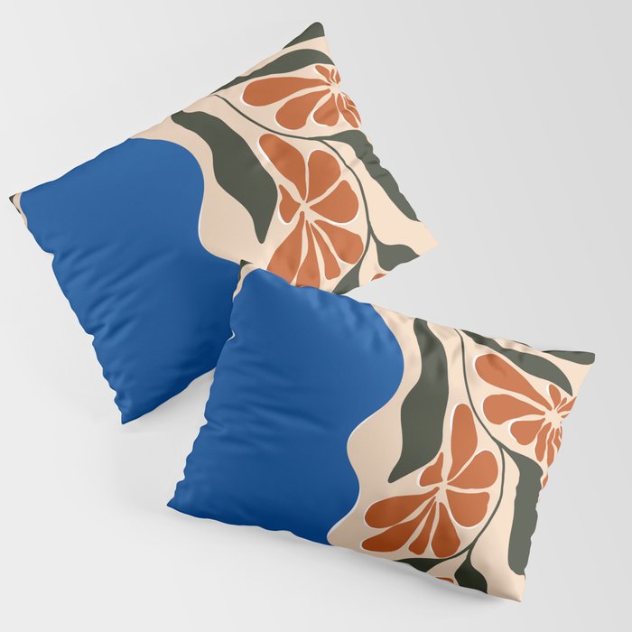 Tropical Flower Pot Pillow Sham Gallery Image 3