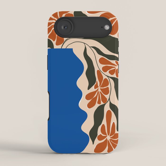 Tropical flower pot iPhone Case Gallery Image 2