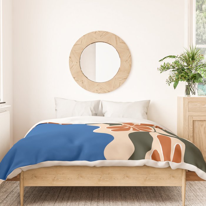 Tropical flower pot Duvet Cover Gallery Image 3