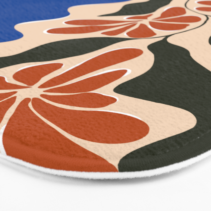 Tropical flower pot Bath Mat Gallery Image 3
