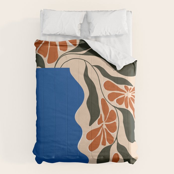 Tropical flower pot Comforter Gallery Image 6