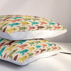 Little Rockets - Atomic Age Mid-Century Modern Pattern in Mid Mod Multicolour  Pillow Sham Gallery Image 3