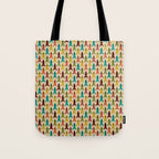 Little Rockets - Atomic Age Mid-Century Modern Pattern in Mid Mod Multicolour  Tote Bag Gallery Image 1