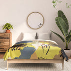 Yellow Ochre Florals Comforter Gallery Image 3