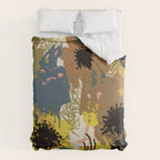 Yellow Ochre Florals Comforter Gallery Image 6