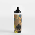 Yellow Ochre Florals Water Bottle Gallery Image 2