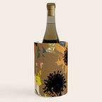 Yellow Ochre Florals Wine Chiller Gallery Image 3