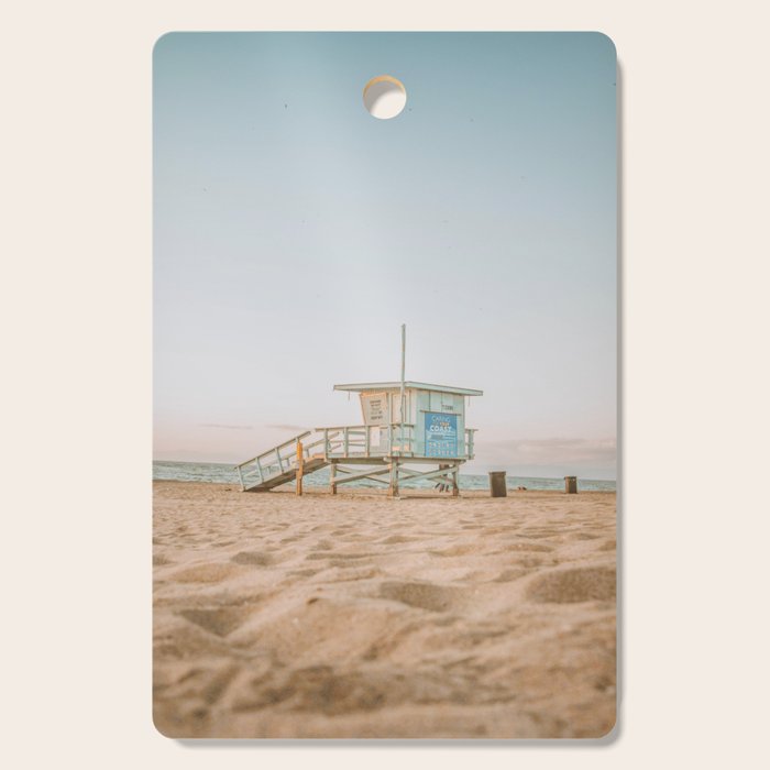no lifeguard xiv / redondo beach, california Cutting Board Gallery Image 1