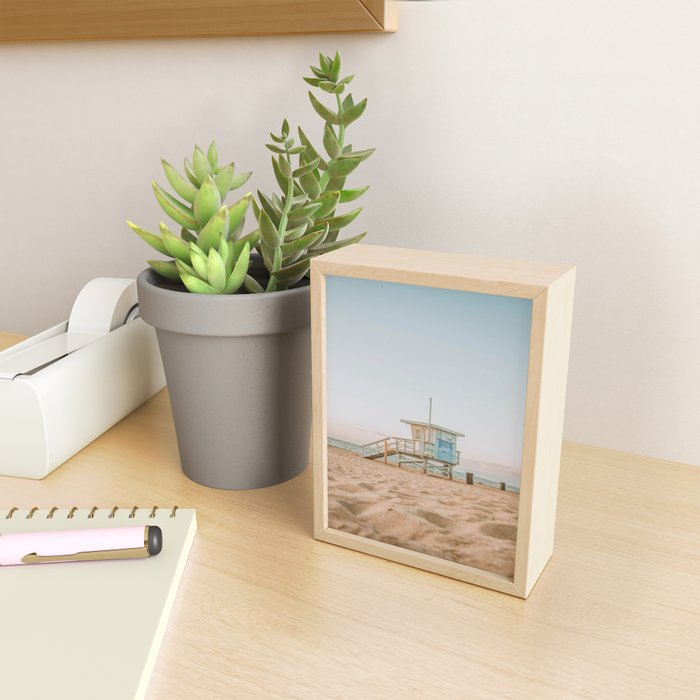 no lifeguard xiv / redondo beach, california Mini Art Print Gallery Image 2