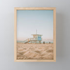 no lifeguard xiv / redondo beach, california Mini Art Print Gallery Image 1