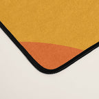Orange Toned Wispy Leaves Contemporary Abstract Pattern Desk Mat Gallery Image 4