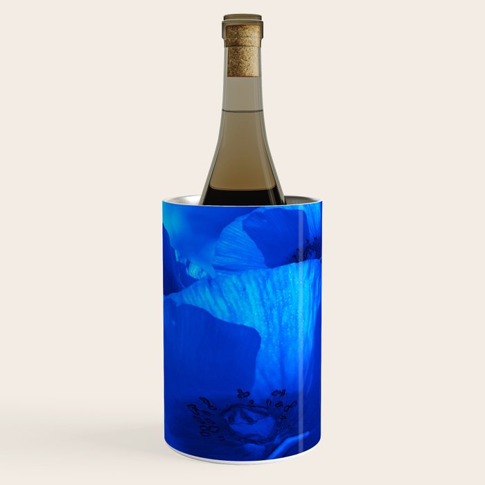 Blue Poppies #decor #society6 #buyart Wine Chiller Gallery Image 3
