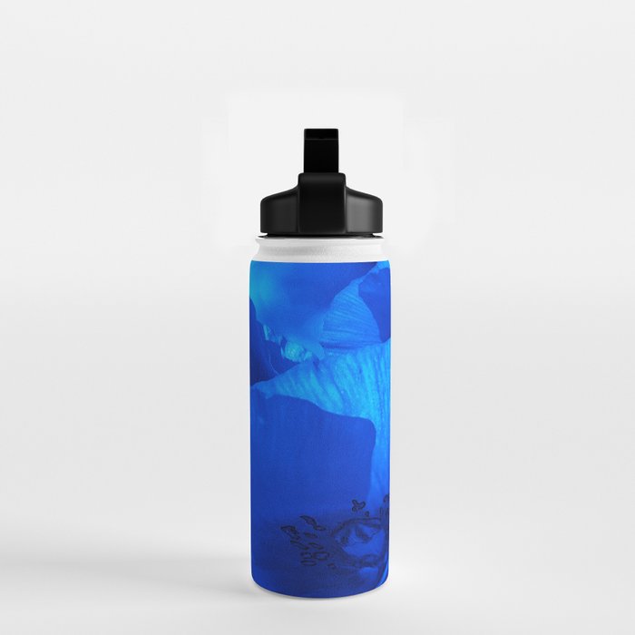 Blue Poppies #decor #society6 #buyart Water Bottle Gallery Image 2