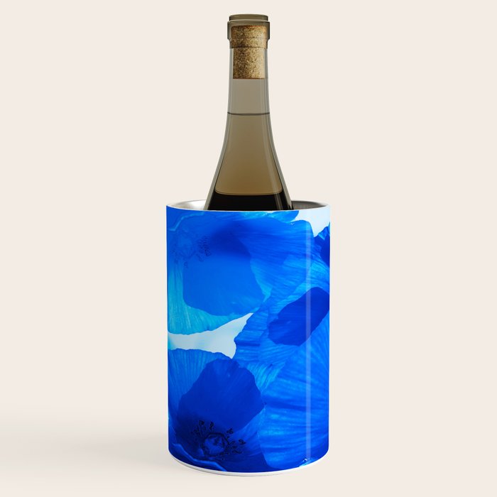 Blue Poppies #decor #society6 #buyart Wine Chiller Gallery Image 2