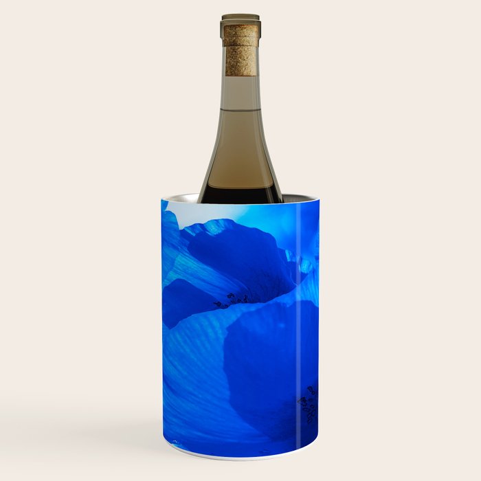 Blue Poppies #decor #society6 #buyart Wine Chiller Gallery Image 1