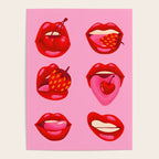 Fruity & Flirty on Light Pink Poster Gallery Image 4