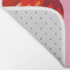 Fruity & Flirty on Light Pink Bath Mat Gallery Image 2