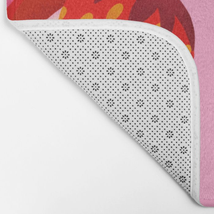 Fruity & Flirty on Light Pink Bath Mat Gallery Image 2