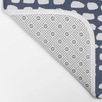 Dots (Navy) Bath Mat Gallery Image 2