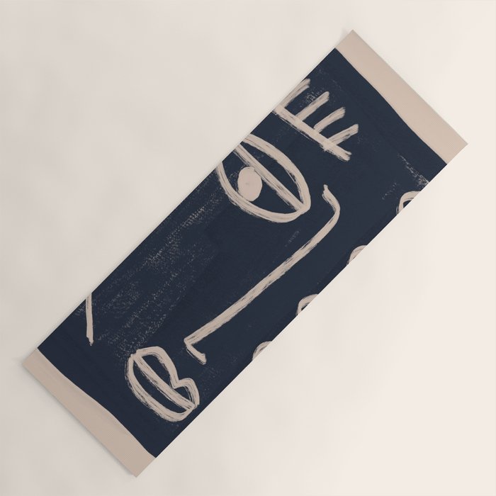 Abstract Face 23 Yoga Mat Gallery Image 1