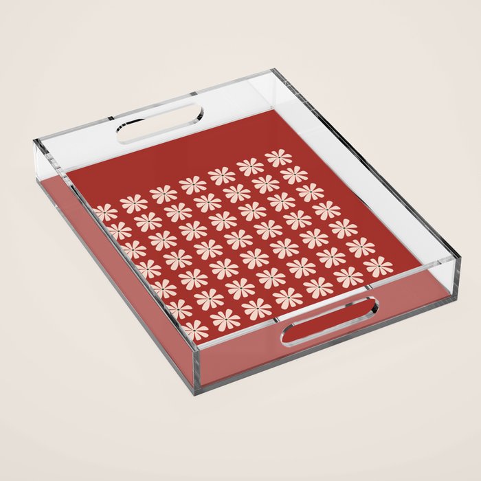 Daisy Garden Acrylic Tray Gallery Image 1