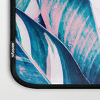 Botanical leaf pink and blue Laptop Sleeve Gallery Image 3