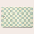 Textured Plaid pattern blue and white Cutting Board Gallery Image 1