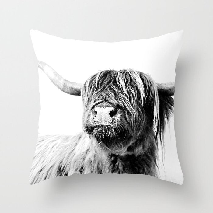 HIGHLAND CATTLE FRIDA Throw Pillow Gallery Image 1