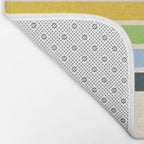 Tarama - Classic 70s Style Retro Stripes Bath Mat Gallery Image 2