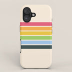 Tarama - Classic 70s Style Retro Stripes iPhone Case Gallery Image 1